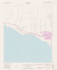 Dos Pueblos Canyon 1951 topographic map thumbnail