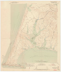 Drakes Bay 1953 topographic map thumbnail
