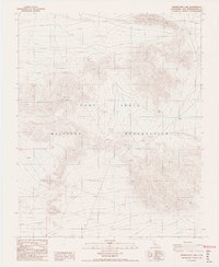 Drinkwater Lake 1986 topographic map thumbnail