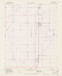 Ducor 1952 topographic map thumbnail