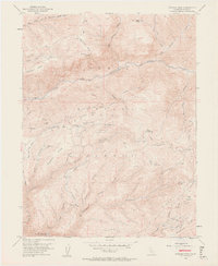 Duncan Peak 1952 topographic map thumbnail