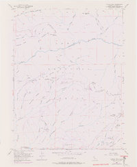 Duncan Peak 1952 topographic map thumbnail