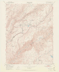 Dutch Flat 1950 topographic map thumbnail