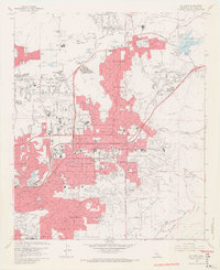 El Cajon 1967 topographic map thumbnail