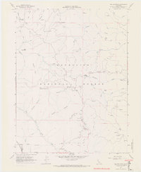 Elk Mountain 1967 topographic map thumbnail
