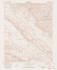 Elkhorn Hills 1954 topographic map thumbnail
