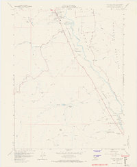 Elledge Peak 1958 topographic map thumbnail