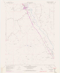Elledge Peak 1958 topographic map thumbnail
