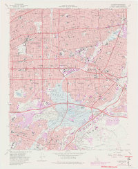 El Monte 1966 topographic map thumbnail