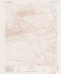 El Paso Peaks 1967 topographic map thumbnail