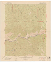 El Portal 1947 topographic map preview