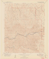El Portal 1949 topographic map preview