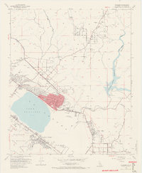 Elsinore 1953 topographic map thumbnail