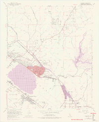 Elsinore 1953 topographic map thumbnail