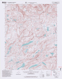 Emigrant Lake 2001 topographic map thumbnail