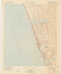 Encinitas 1949 topographic map preview