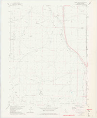 Evans Canyon 1978 topographic map thumbnail