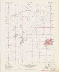 Exeter 1950 topographic map preview