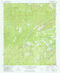 Abernant 1980 topographic map preview