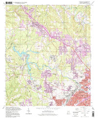 Adamsville 1993 topographic map thumbnail