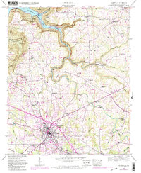 Albertville 1947 topographic map thumbnail