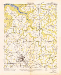 Albertville 1936 topographic map preview