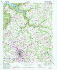 Albertville 1947 topographic map thumbnail