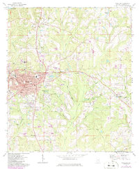 Andalusia 1971 topographic map thumbnail