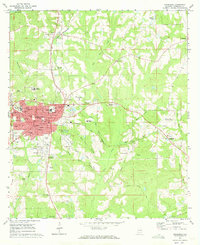 Andalusia 1971 topographic map thumbnail