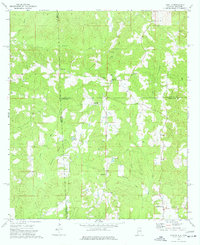 Aquilla 1974 topographic map thumbnail