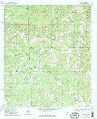 Aquilla 1974 topographic map thumbnail