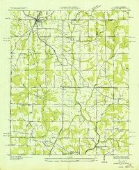 Ardmore 1936 topographic map thumbnail