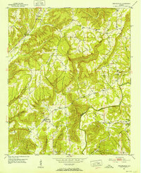 Arkadelphia 1951 topographic map thumbnail