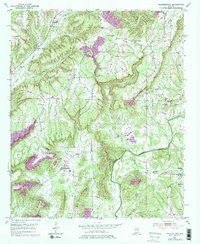 Arkadelphia 1951 topographic map thumbnail