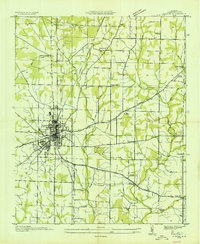 Athens 1935 topographic map thumbnail