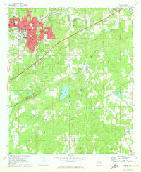 Auburn 1971 topographic map thumbnail