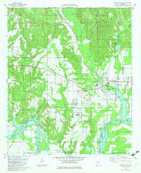 Autaugaville 1982 topographic map thumbnail