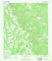 Baker Hill 1968 topographic map preview