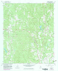 Bankston 1967 topographic map thumbnail