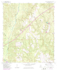 Barnett Crossroads 1960 topographic map thumbnail