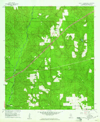 Barnett Crossroads 1960 topographic map thumbnail