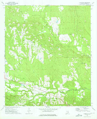 Batesville 1973 topographic map thumbnail