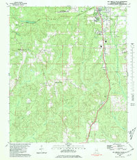 Bay Minette South 1980 topographic map thumbnail