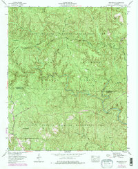 Bee Branch 1960 topographic map thumbnail