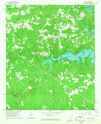 Beulah 1965 topographic map preview