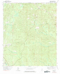 Bigbee 1971 topographic map thumbnail