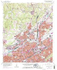 Birmingham North 1959 topographic map thumbnail