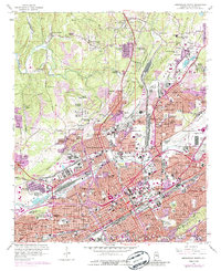 Birmingham North 1959 topographic map thumbnail