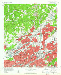 Birmingham North 1959 topographic map thumbnail