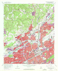 Birmingham North 1959 topographic map thumbnail